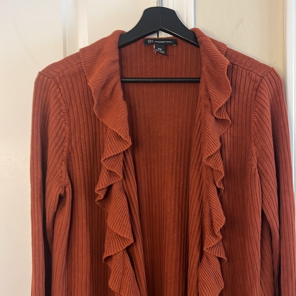 Y2K Vintage Ruffle Cardigan Sweater Circa 2008 , Size: XXL - Picture 10 of 17